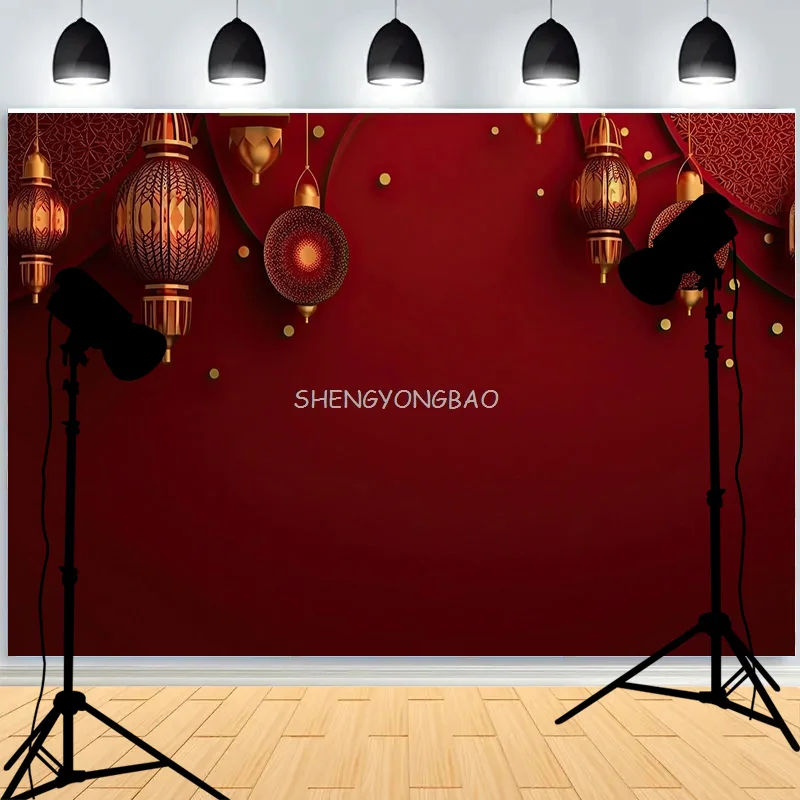 Geometric Patterns Arabesque Arched Door Dome Photography Background Lslamic Architecture Palace Studio Backdrops SQ-10
