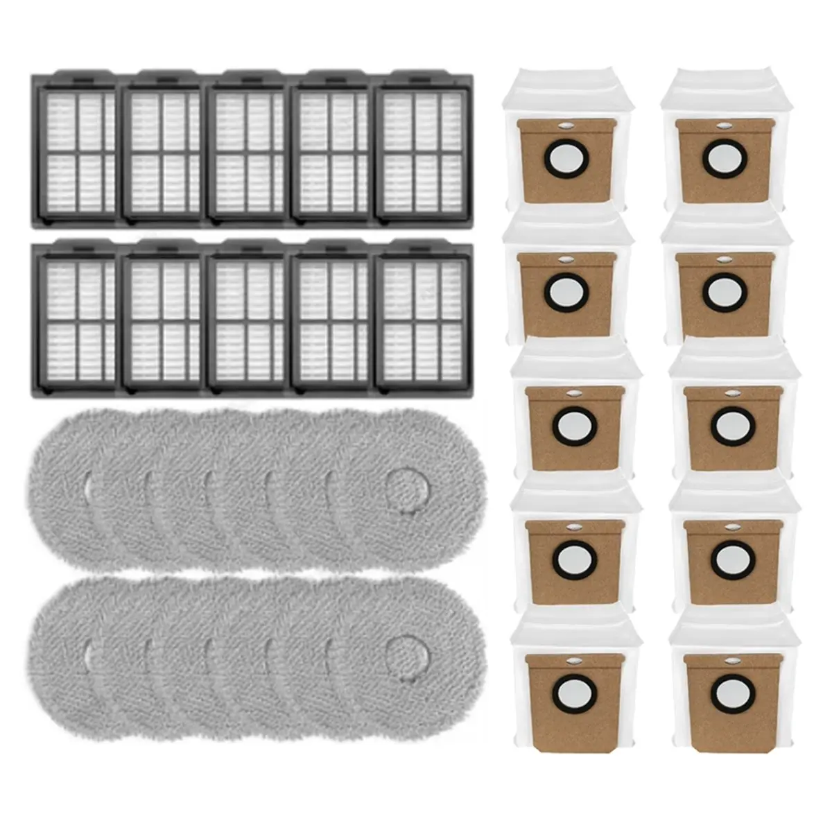 

Совместимые аксессуары A50T для робота-пылесоса X70 / DEM-X70: фильтр, мешок для пыли, тряпка для швабры, запчасти для пылесоса