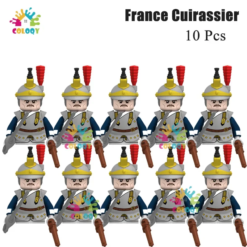 COLOQY Kinderspielzeug 22/10 Stück Napoleonische Kriege Militär General Soldat Bausteine Imperial Navy Figuren Spielzeug für Kinder Geburtstagsgeschenke 3