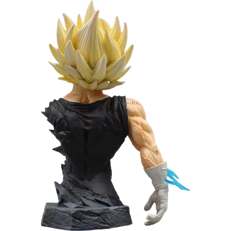 16.5 cm Dragon Ball Demonize Vegeta Buste Anime Action Figure Model Standbeeld Collectie Desktop Decoratie Ornament Speelgoed Jongens Geschenken