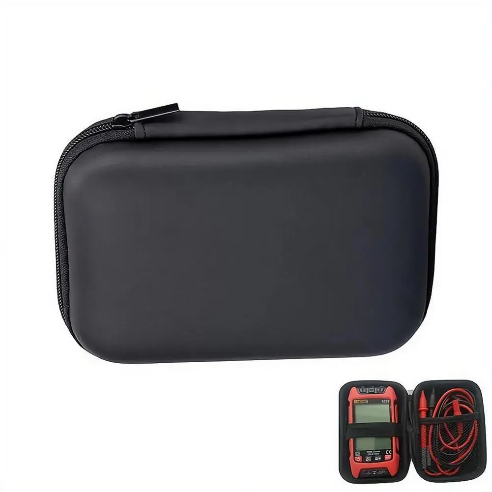 Multifunktionale Aufbewahrungstasche, stoßfeste Aufbewahrungstasche für Kopfhörer und Daten, EVA-Schutzbox, Multimeter-Tragetasche, Werkzeugtasche mit Reißverschluss – Detail 1