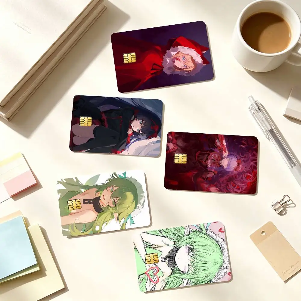 D-Dark Fairy Tale BLACK SOULS Game Credit Card HD Stickers Small Chip Waterproof Sticker Game Card Decal Gift