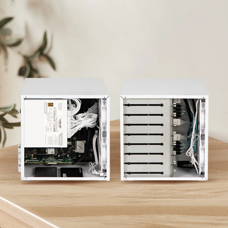 Sagittarius 8-position with backplane NAS chassis ATX power supply