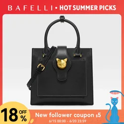 BAFELLI 2026 WOMEN'S NEW HANDBAG CAT LUXURY LEATHER FASHION BUSINESS SHOULDER STYLISH CASUAL CROSSBODY FEMALE PURSE OFFICE LADY