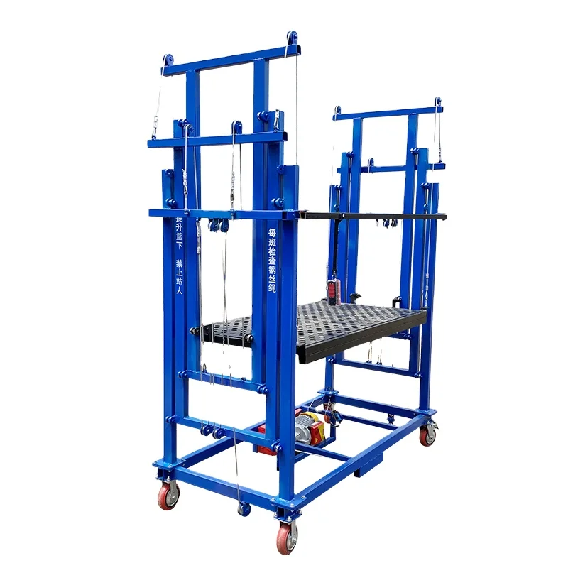 

JKG Electric Scaffolding Lift Height Adjustable 2m 6m 8m Scaffoldings Electric For Construction