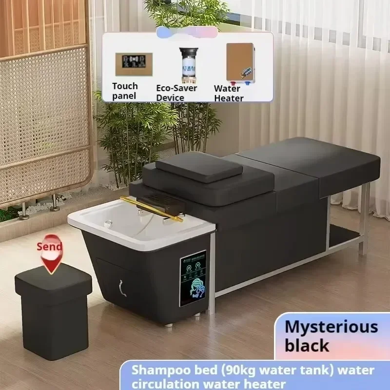 2025 Ingebouwde watertank hoofdspa shampoo stoel salon wasbak Japanse haarwas styling Camilla Lashista shampoo meubilair