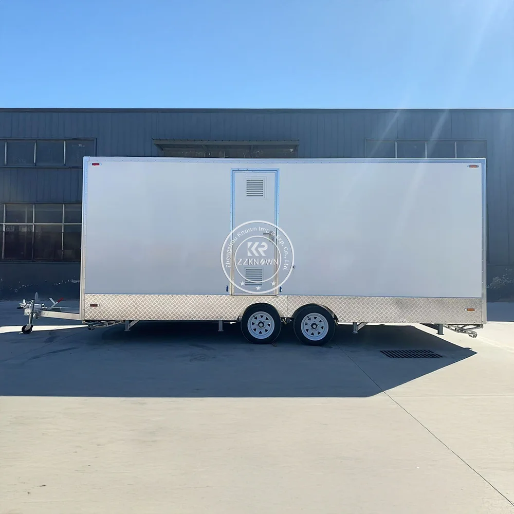 

Portable Toilet Luxury Mobile Small Camping Portable Restroom Trailer Outdoor Smart Toilet Trailer with Hand Washing Stations