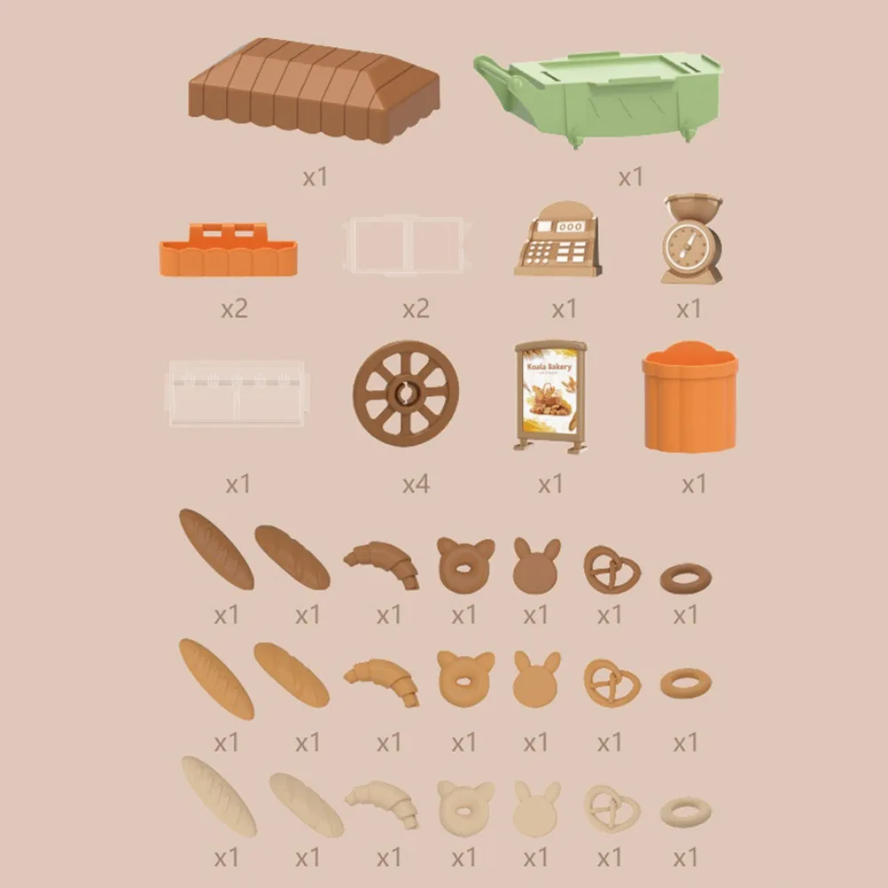 Simpatico supporto da dessert camion dei gelati giocattolo luminoso mini camion del pane fai da te colorato mini camion giocattolo per bambini con supporto per alimenti per bambini