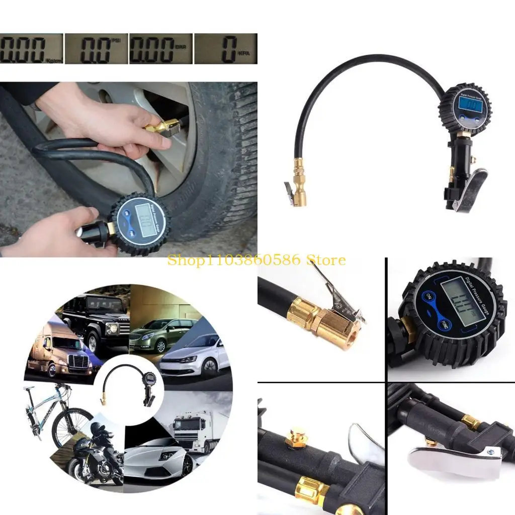 

242A Digtal Air Compressor Electric Tire Infaltor for Car Motorcycle