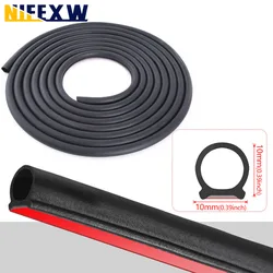 Small D Car Door Weatherstrip Waterproof Car Rubber Strip Seal Auto Rubber Door Seals For Car Noise Insulation Anti-Dust Car