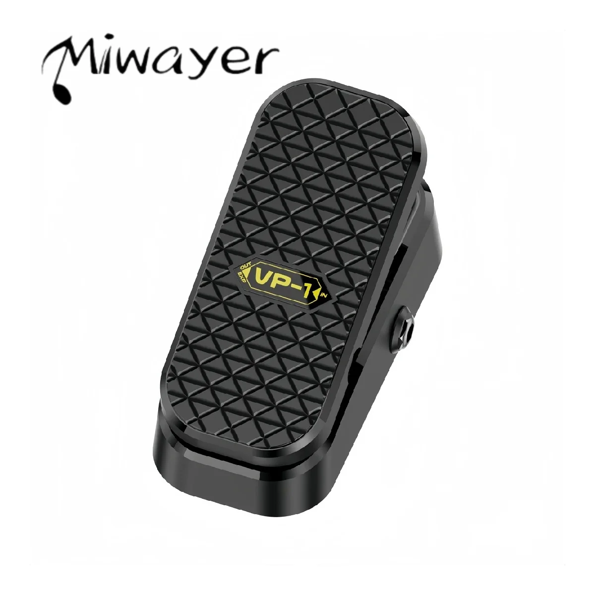 Pedal de Expressão de Volume Passivo Miwayer VP-1 Mini, Interruptor de Saída Dupla 2 em 1, Não Requer Energia para Pedalboard de Efeitos de Guitarra