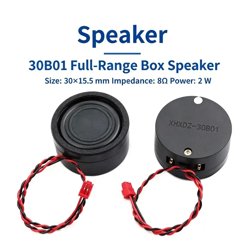 1PCS 30B01 8Ohm 2W Loudspeaker 30*15.5MM 8 Ohm 2 Watt 8R BOX Bluetooth-compatible Audio  Cavity Speaker for Notebook Computer