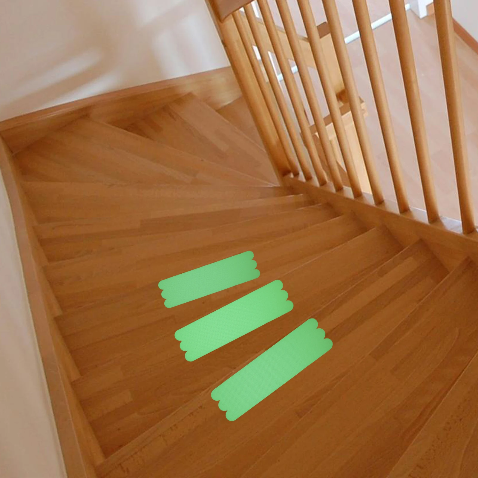 

24pcs Anti-Slip Tape For Bathtub Shower Floor Glow In Dark Stickers Non-Slip Strips Tub Pool Stairs Treads Ladders Decals