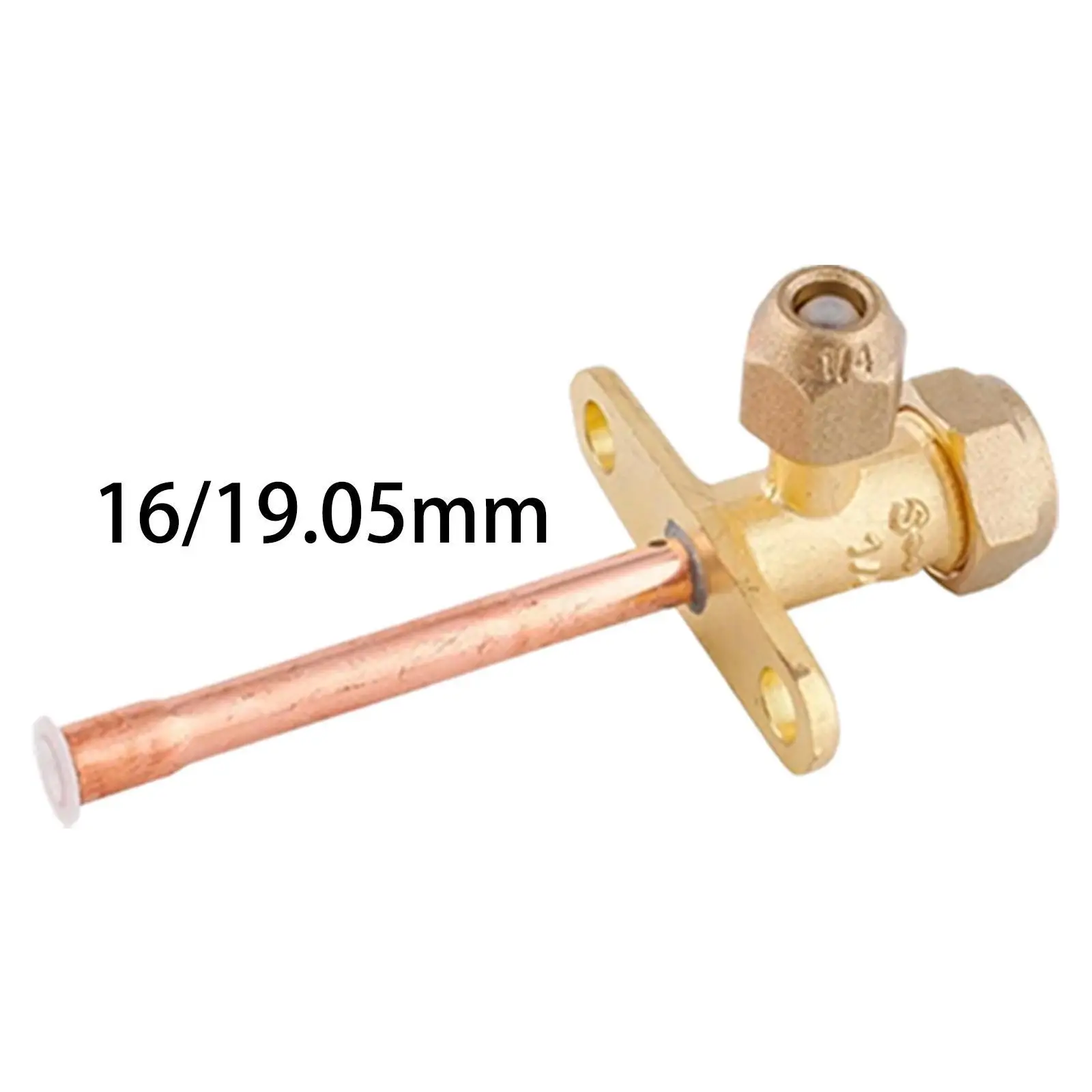 Air Conditioner Stop Valve Service Access Valve 3 Way Angle Straight AC Spare Part Easy to Install High and Low Pressure