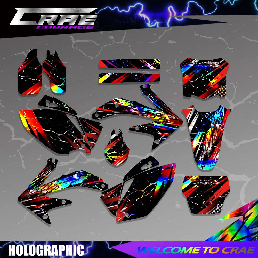 

Motorcycle Stickers For Honda CRF450 CRF450R CRF 450 R 450R 2005-2007 2008 Full Plastics Decal Graphics Kits Customize
