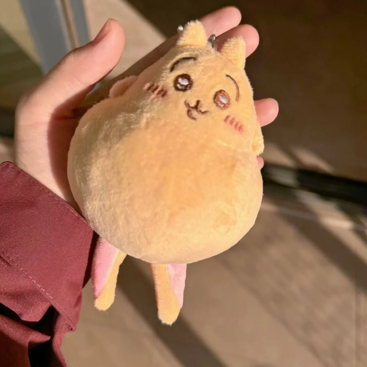 De dezelfde Chiikawa Misprint Hachiware pluche pop hanger Usaqi grappige tas hangende ornament Incorrect grappige serie rugzak