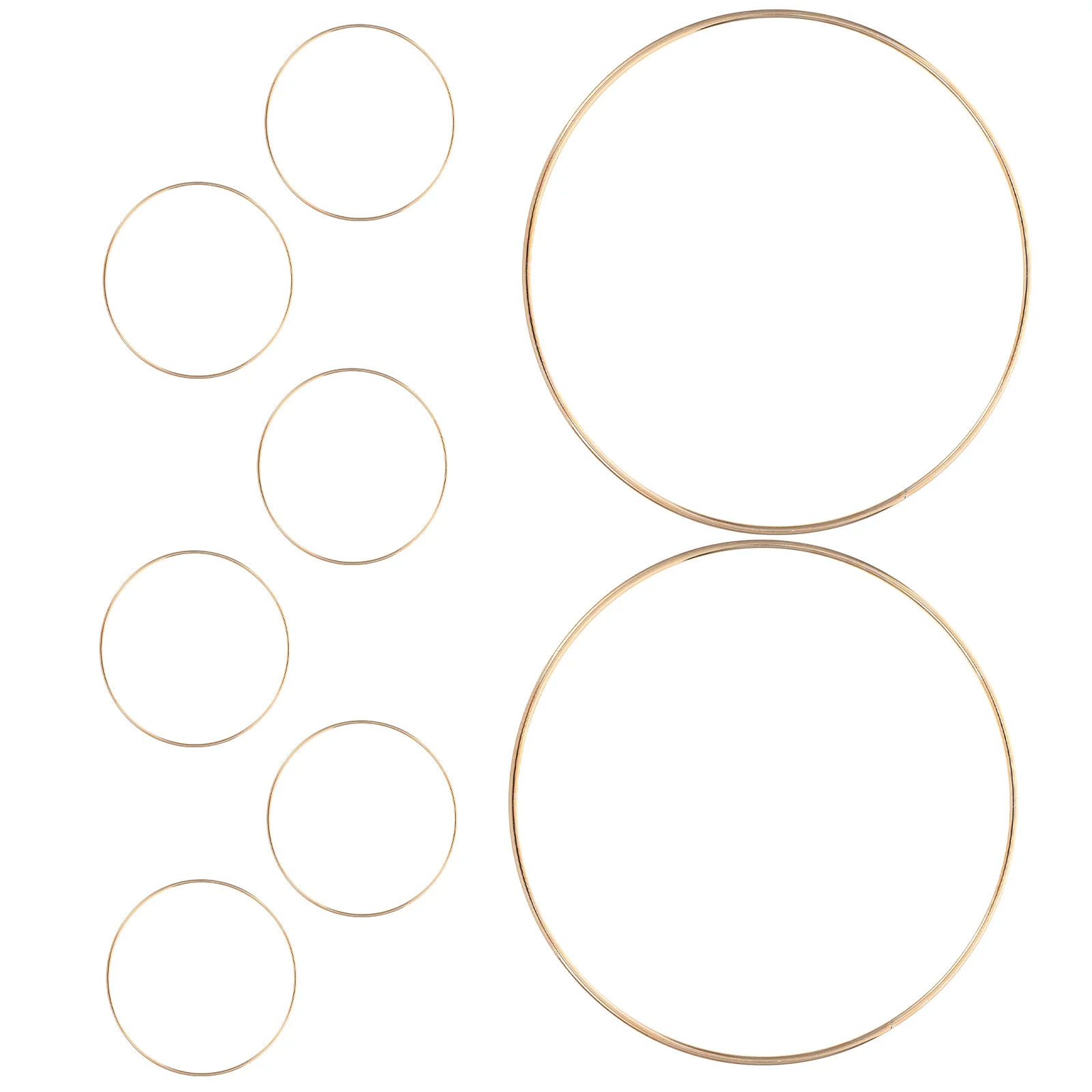

8Pcs 15cm Metal Dreamcatcher Hoops Iron Rings for DIY Macrame Wreath Making Craft Wall Hanging Decoration Dreamcatcher Hoop