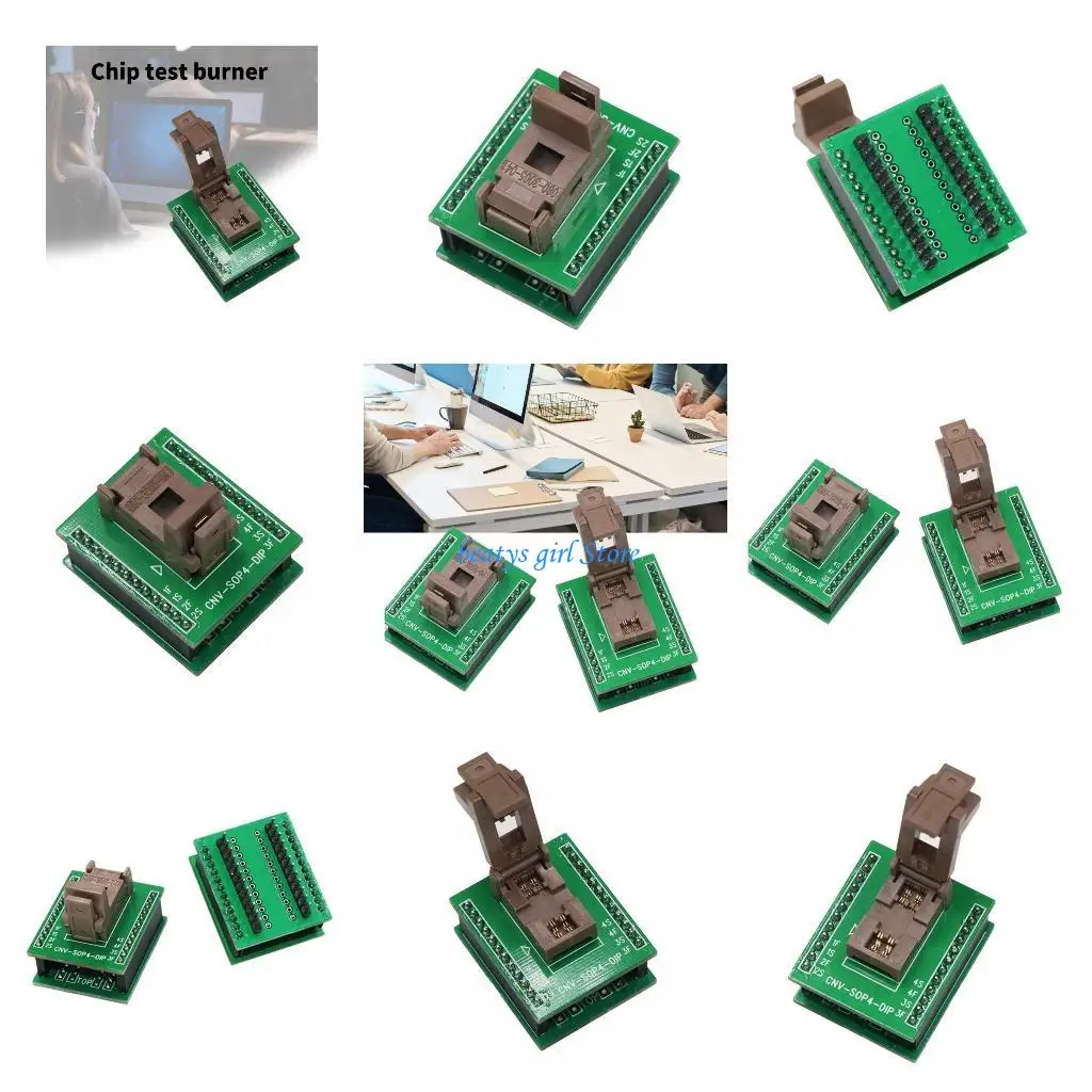 

C7AB Professional SOP4 Integrated Circuit Programming Seats, 2.54mm Size