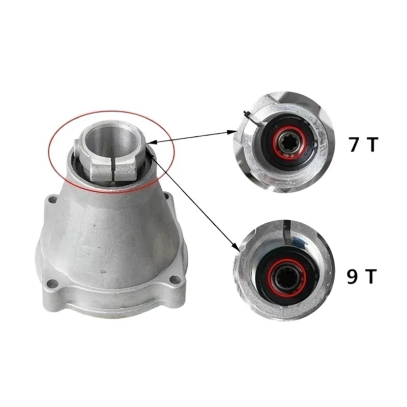 26mm 7-Tooth Lawn Mower Connecting Disc Brush Cutter Side Hanging Connecting Disc Drive Disc Brush Cutter Accessories