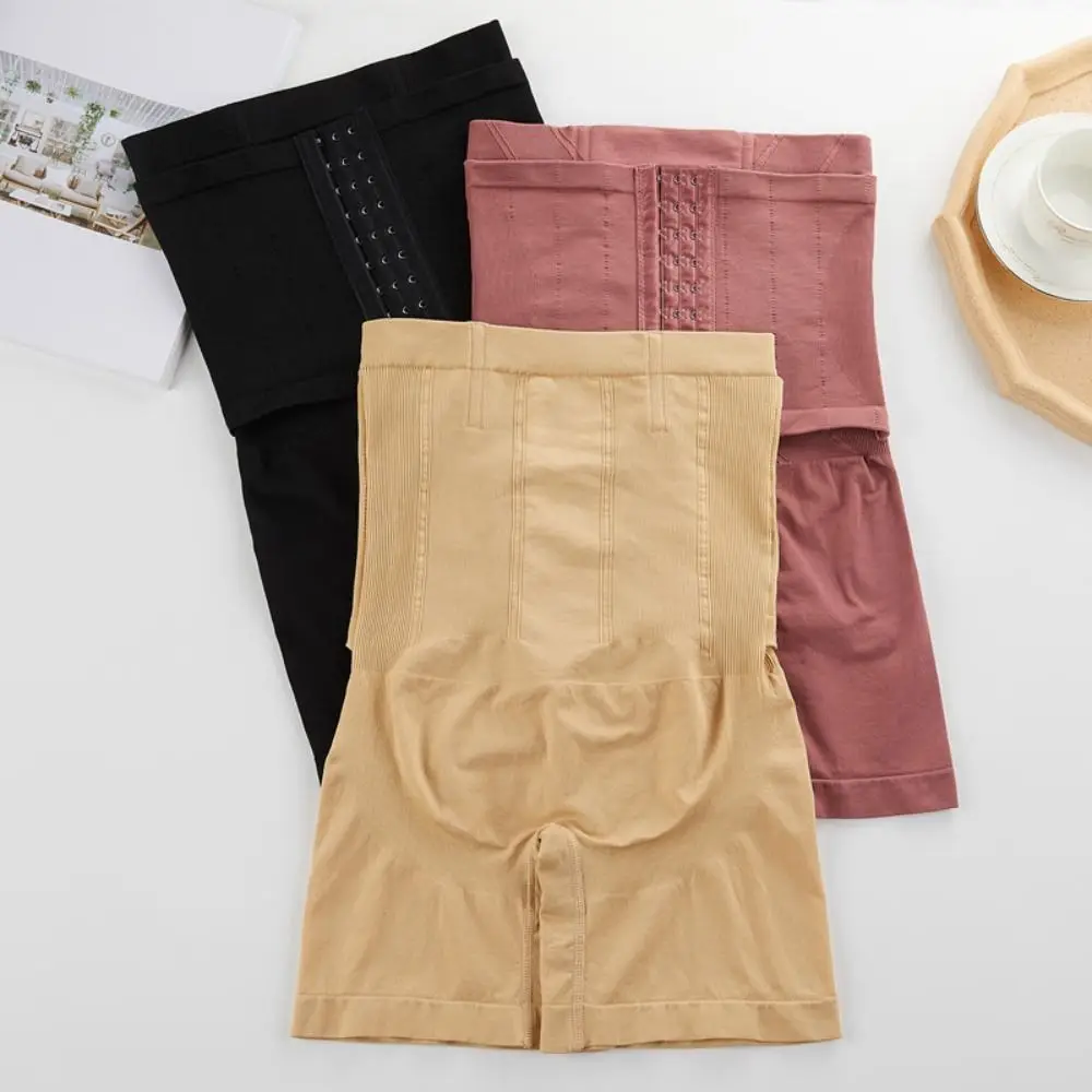 

High Waist Postpartum Body Shapers Belly Contracting Shapewear Slimming Buckle Shapers Underpants Tummy Control