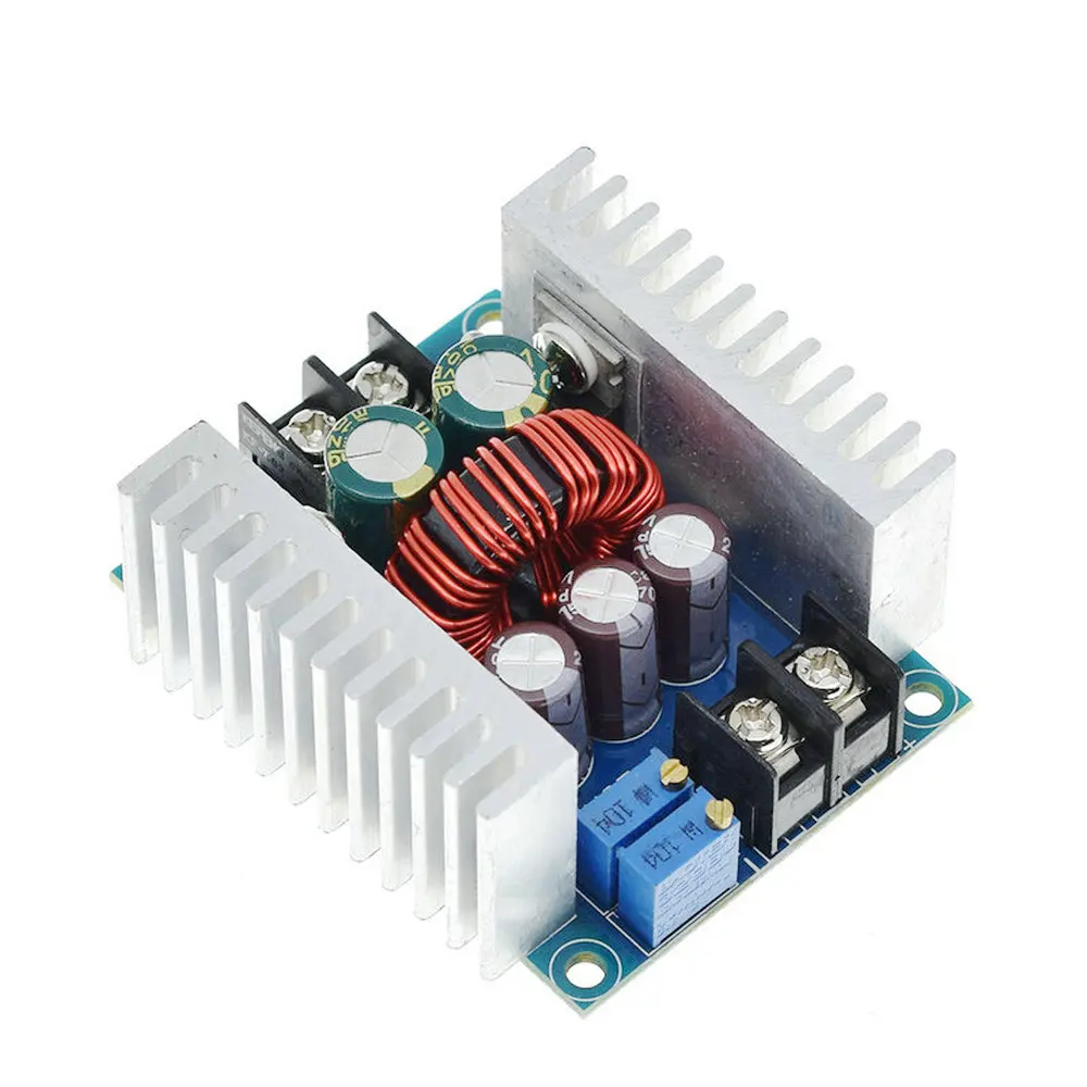 300W 20A DC-DC Buck Converter Step Down Module Constant Current LED Driver Power Step Down Voltage Module Electrolytic Capacitor