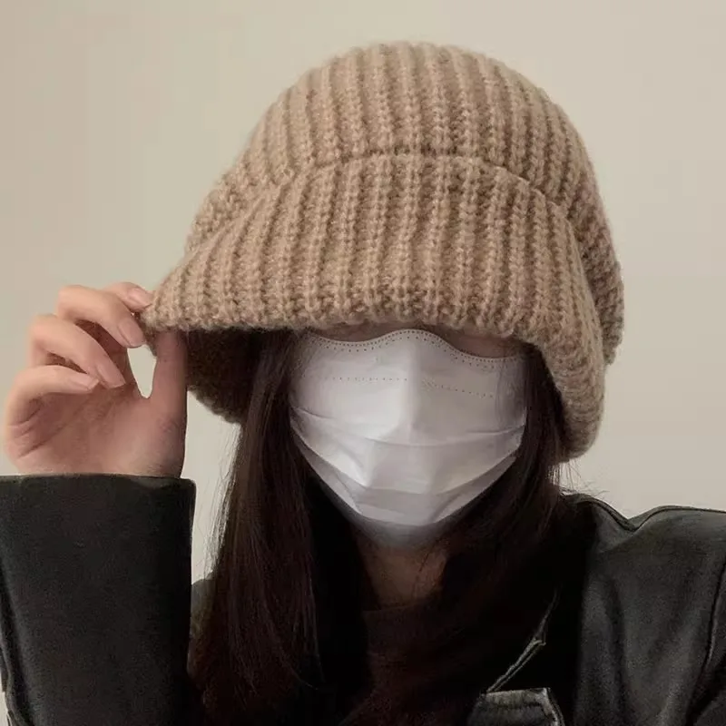 

Korean Style Slouchy Knit Hat | Super Soft & Face-Slimming! Must-Have for Cozy Winter
