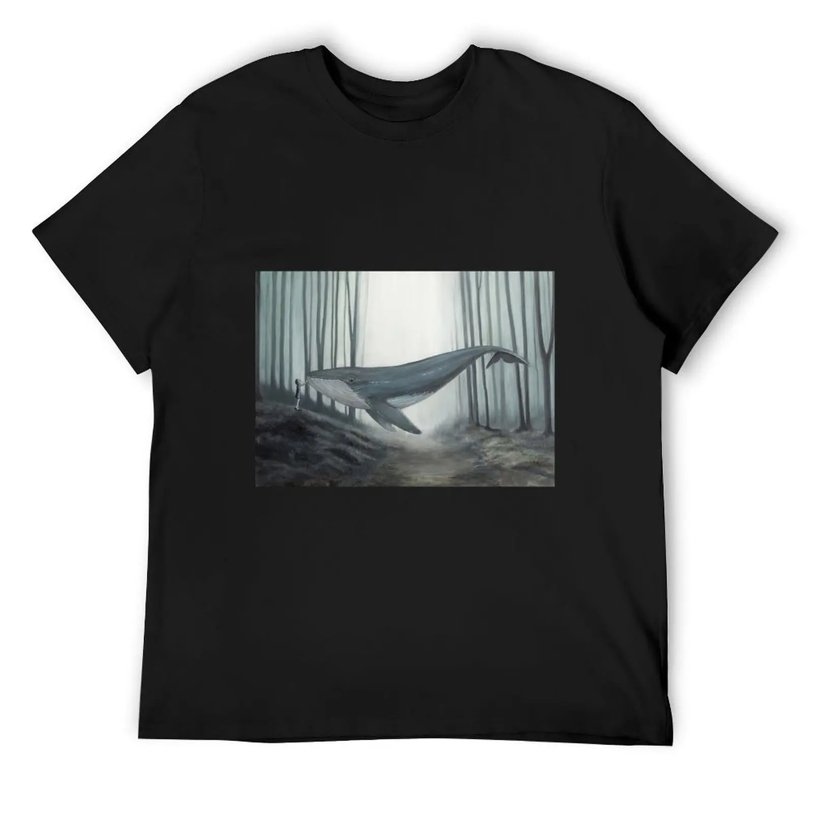 

Whale In The Forest T-Shirt T-shirts man funny gifts sports fans big and tall t shirts for men