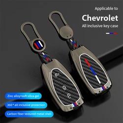 Funda de aleación de Zinc para llave de coche, cubierta para Chevrolet Onix Equino Orlando Cruze Spark Sonic Camaro Volt Bolt Trax Malibu Blazer Traverse