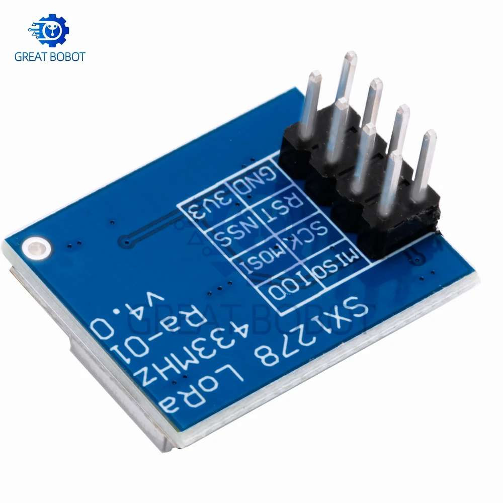 Moduł bezprzewodowy LoRa SX1278 RA-01 RA-02, wykorzystujący technologię rozszerzonego spektrum, 433 MHz, z interfejsem szeregowym SPI i anteną, przeznaczony do Arduino. — zdjęcie produktu 5
