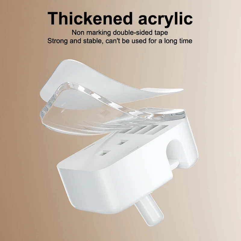 Organizzatore di cavi carino da 1/3 fori Tipo di leva Clip per cavo Clip per supporto per cavo creativo Cavo adesivo da tavolo Supporto per cavo per ufficio