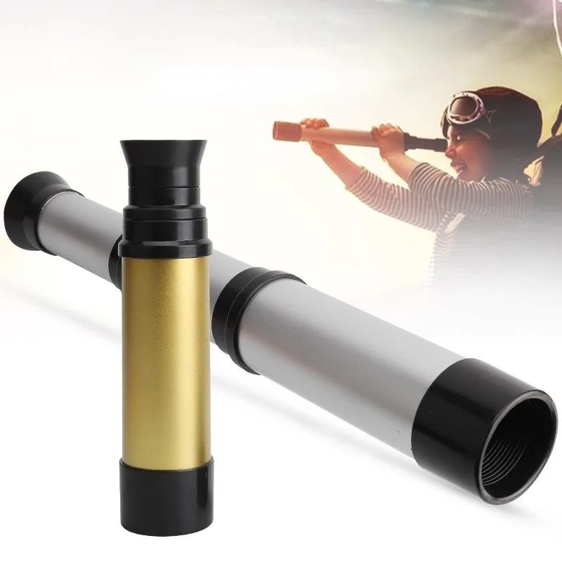 1PC Children Monocular Telescope Waterproof Handheld Telescope Outdoor Camping Magnification Hunting Telescope