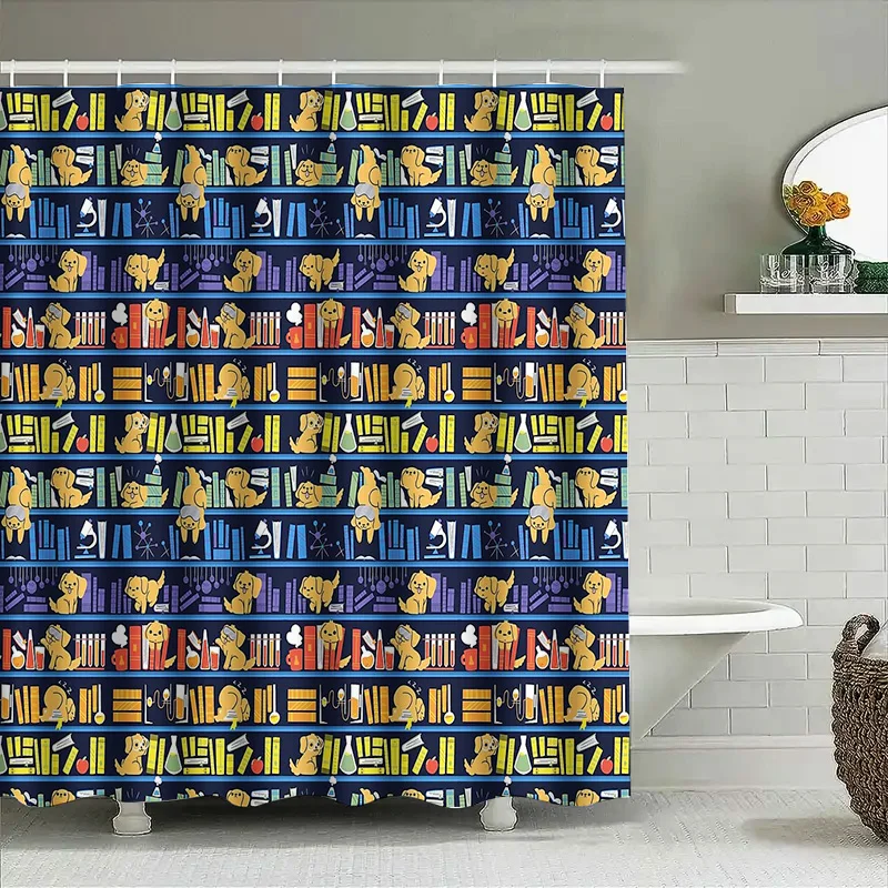 الحمام دش الستار الأزهار خمر نسيج مقاوم للماء ديكور مزرعة ريفي الطبيعة موضوع بطانة قابل للغسل #4