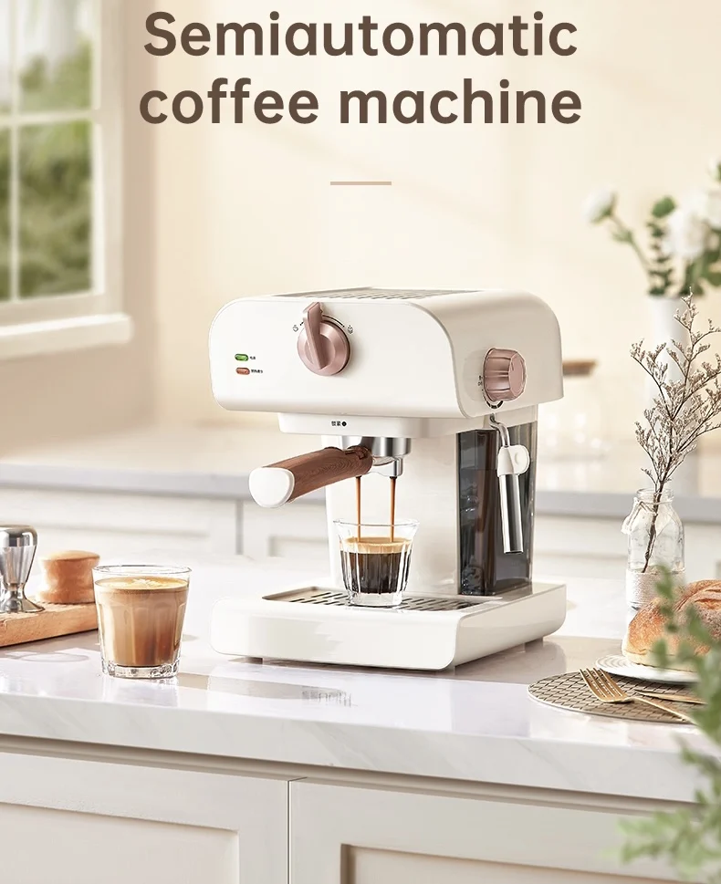 China supplier high quality Italian extraction coffee maker with milk foam 20 bar multi function espresso coffee machine