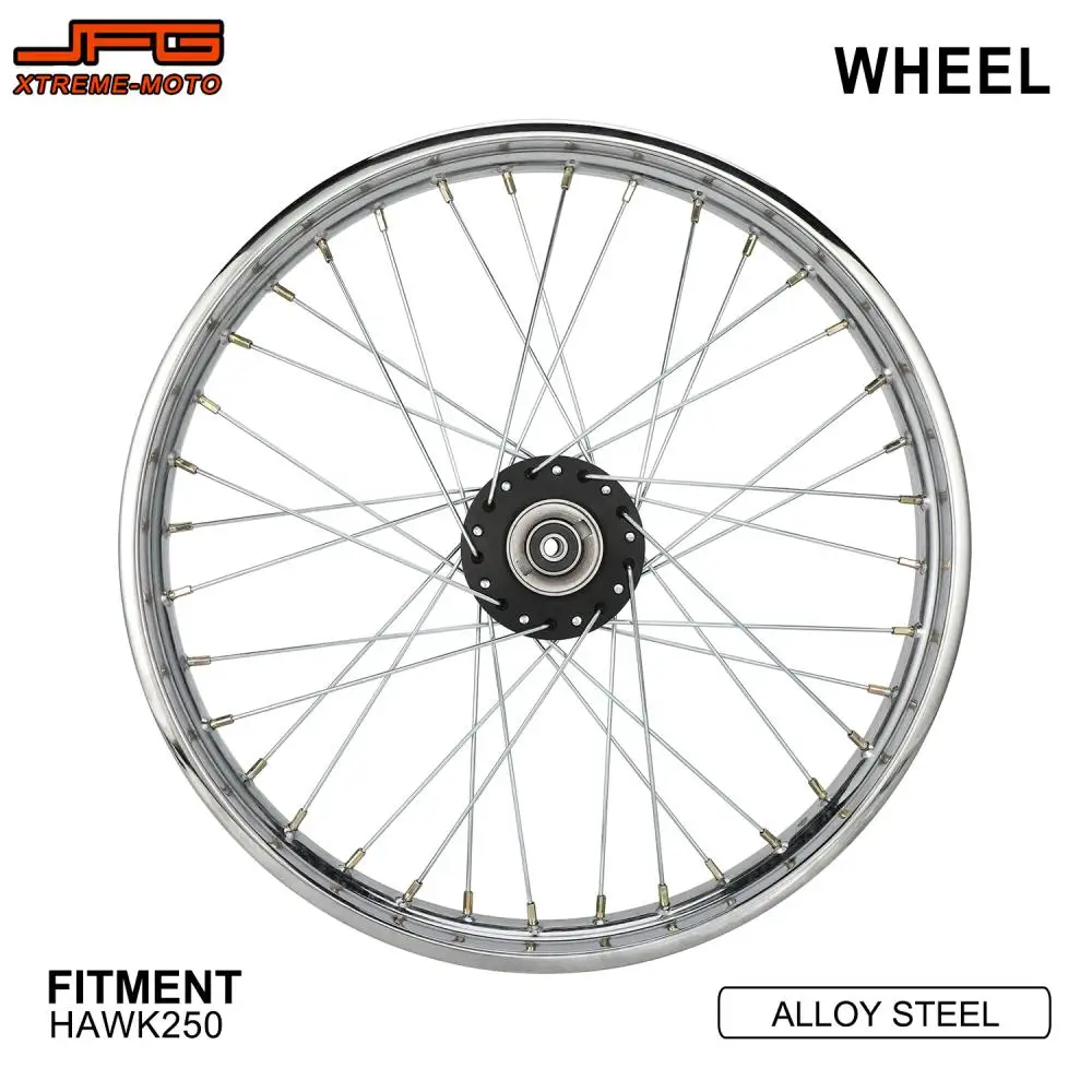 For Hawk 250 Hawk250 Front Wheel Hubs Motorcycle Accessories Wheels Rim Hub Sets Mini Street Dirt Pit Bike Motocross Alloy Steel