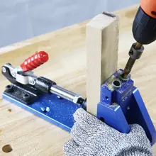 Aluminum Pocket Hole Jig Kit with Drill Bits #4