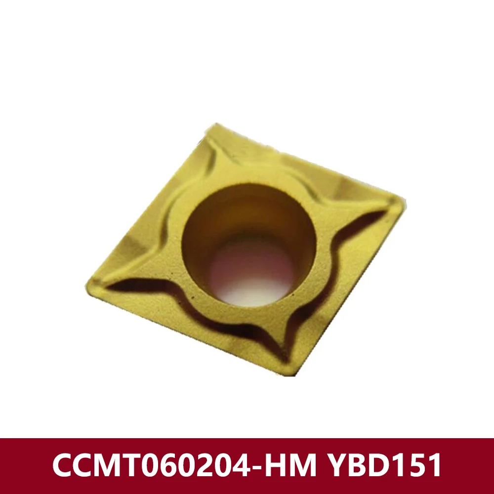 CCMT09T308-HM YBD151 Original CCMT3(2.5)2-HM CCMT09T308 CCMT 09T308 HM Carbide Inserts CCMT09T3 Lathe Cutter Turning Tool CCMT09