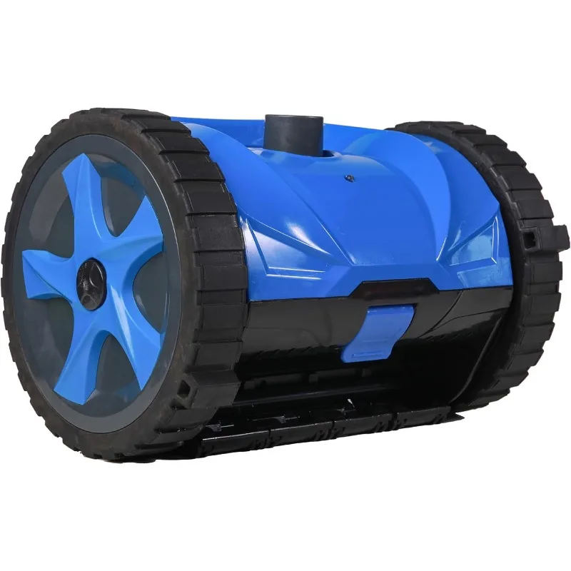 Automatic Turbine Pool Cleaner for Large Inground Pool, Suction-Side Pool Vacuum Cleaner (Basic Set), Blue, SC-PC-2w