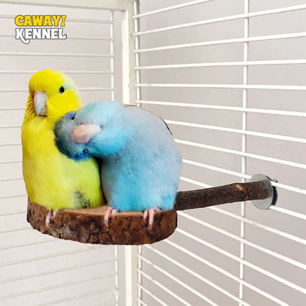 1 pc Wood Parrot Stand Board Toy Bird Hamster Branch Perches Chew Bite Toys for Small Animals Pet Birds Hamster Cage Accessories