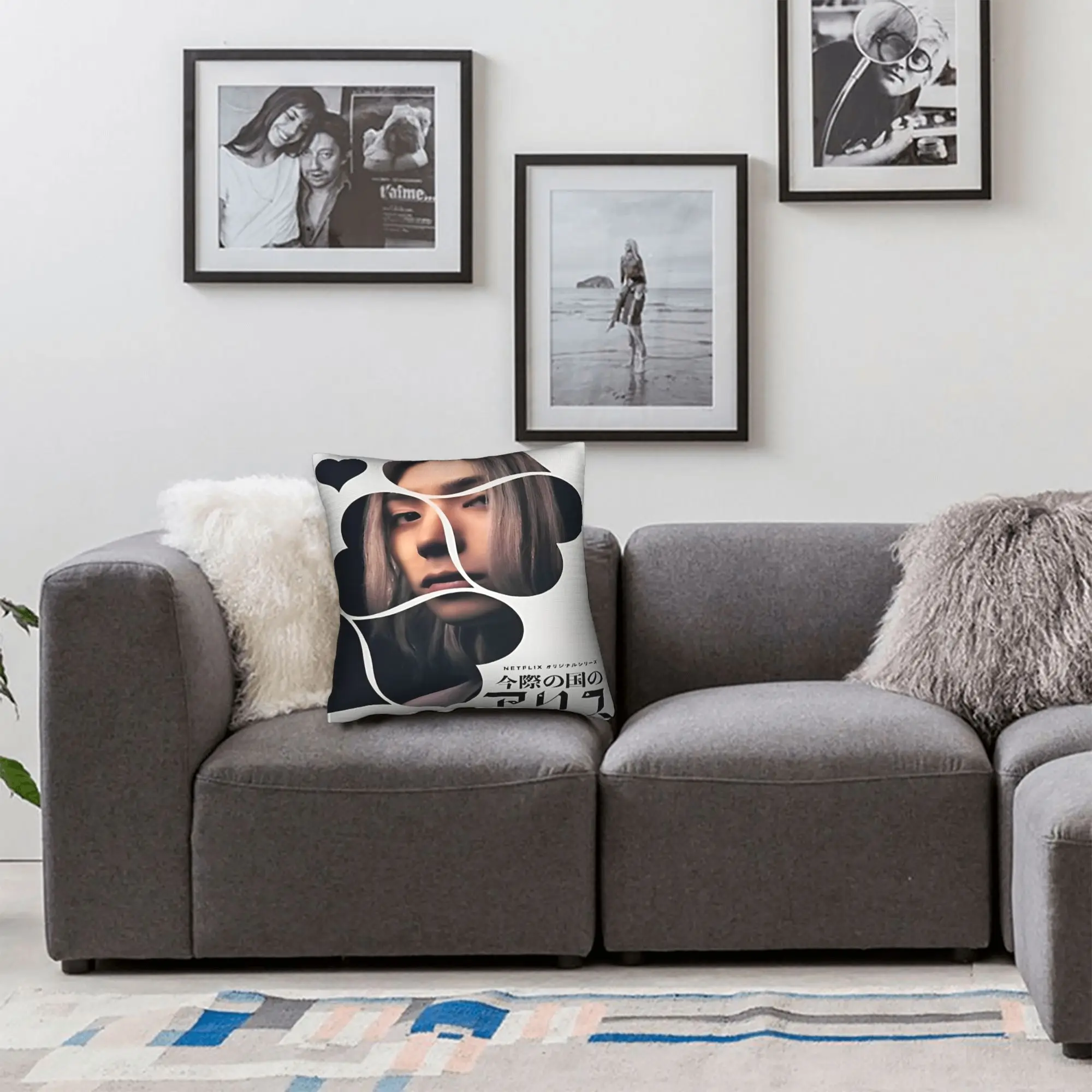 Chishiya Alice in Borderland Pillowcases  Novelty Pillow Case For Sofa Home Decor Design Pillow Cover