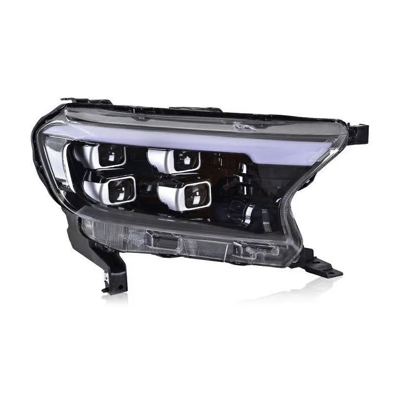 Suitable for road shaker headlight assembly Ranger modified LED lens daytime running light running water turn signal