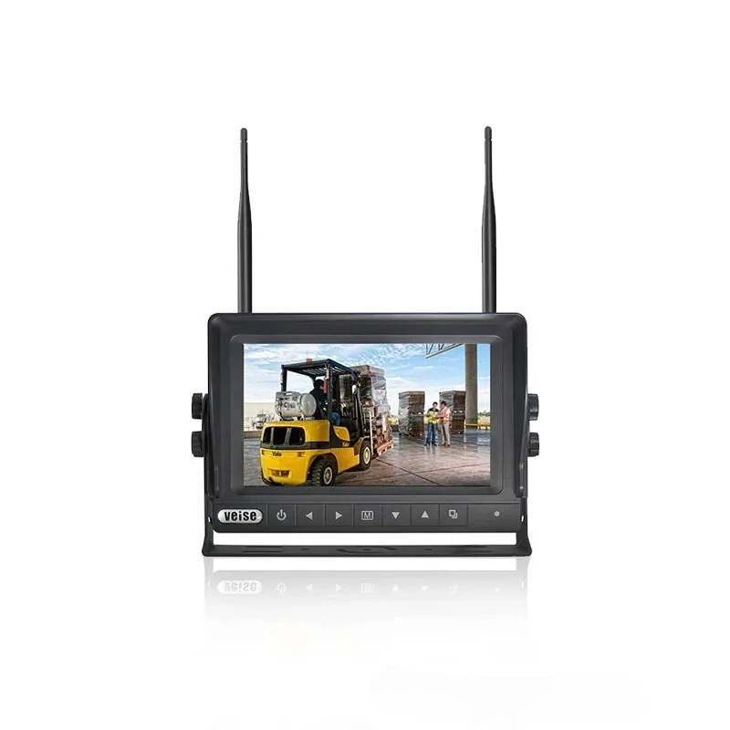 

Front View Camera Forklift Carriage Camera System Aluminum Alloy AHD Camera With Waterproof Monitor