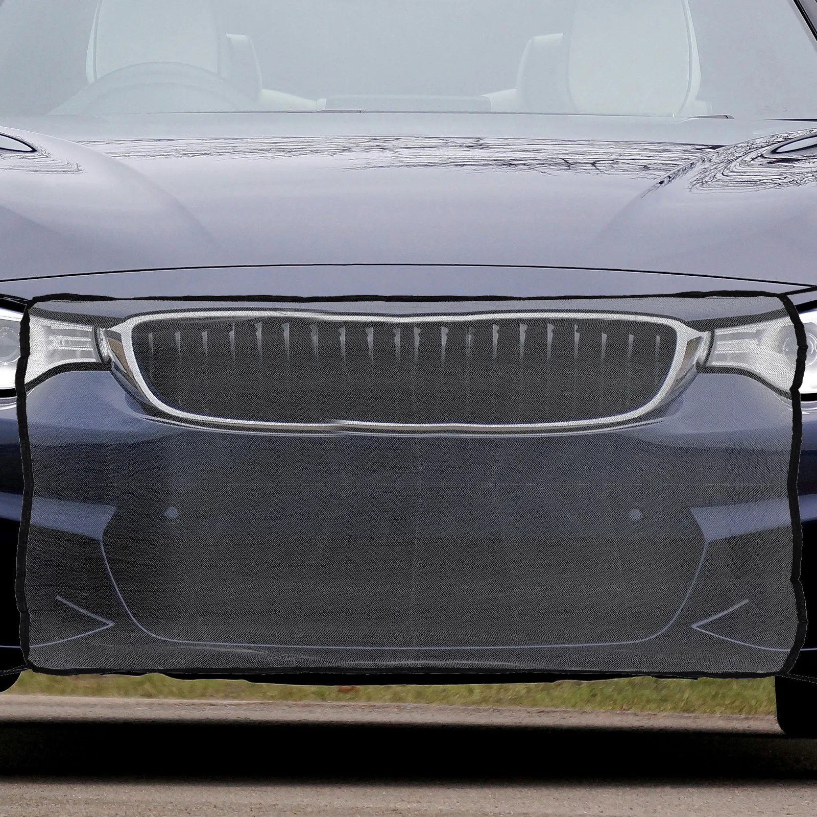 

Защитная сетка для решетки автомобиля, универсальная, высокоплотная, предотвращает попадание веток и мусора