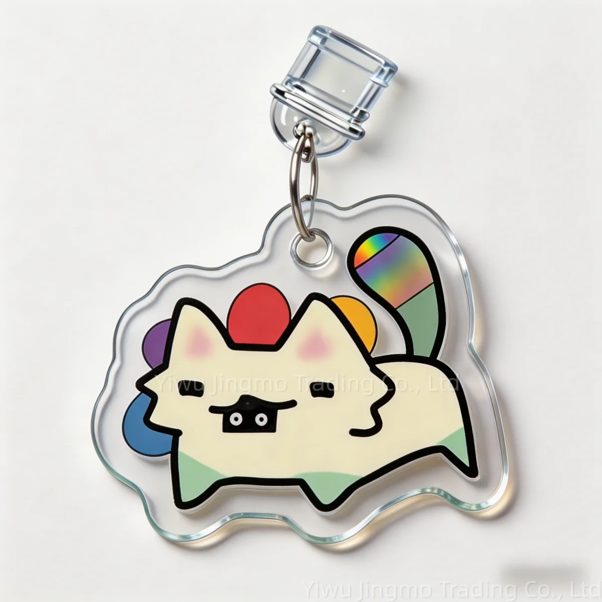 Game themed dandys world cat USB C dust plug cute acrylic decorative accessory for all mainstream type C cell phones and earbuds - view 5