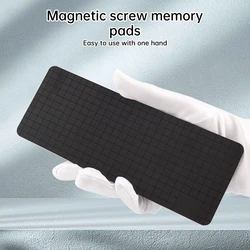 Magnetic Screwpad Screw Postion Memory Plate Mat For Kit Magnetic Sticker Storage Tools Black Magnetic Pad Double Side Mgnetic