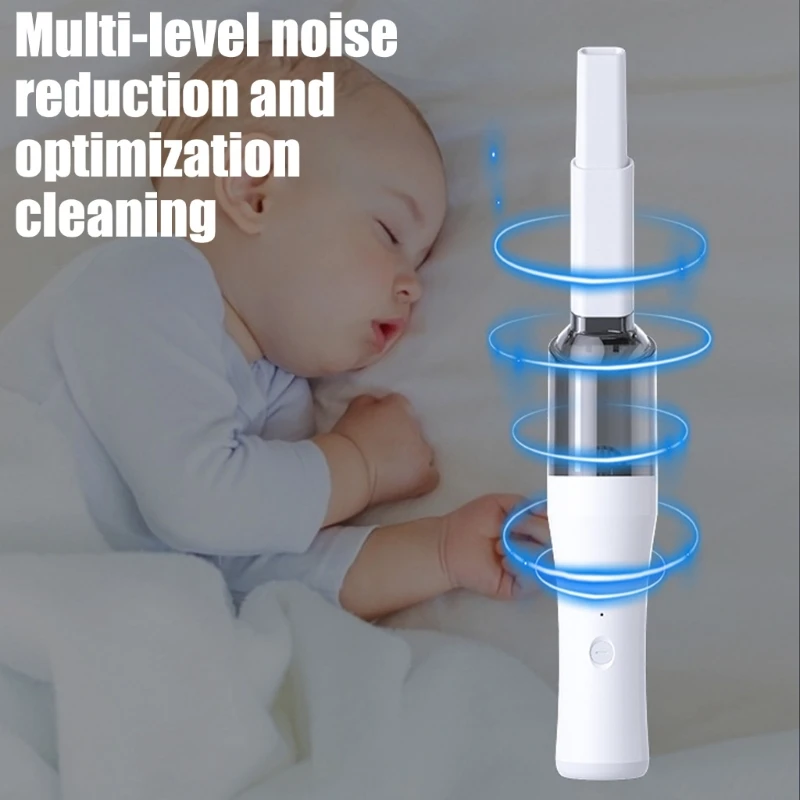 Многоцелевой автомобильный пылесос с контейнером емкостью 0,2 л, 3 насадки для автомобильных кресел, ковров, мусора для влажной