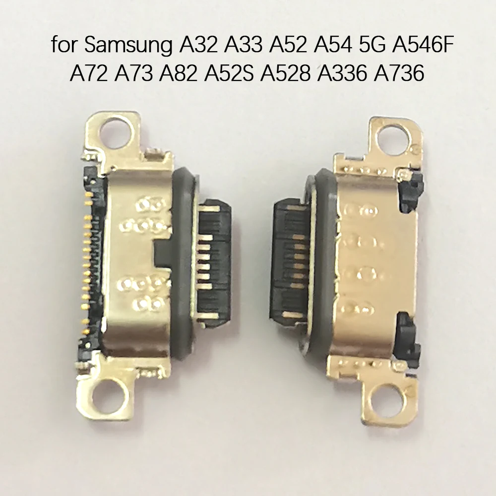 2-5PCS USB C 16-Pin Buchse Typ-C Stecker DC-Buchse für Samsung A32 A33 A52 A54 5G A546F A72 A73 A82 A52S A336 A736 – Detail 1