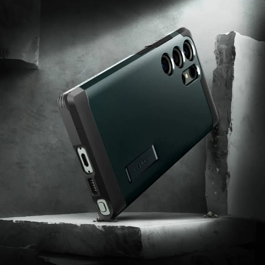 Custodia Tough Armor per Galaxy S23 Ultra Abyss Verde