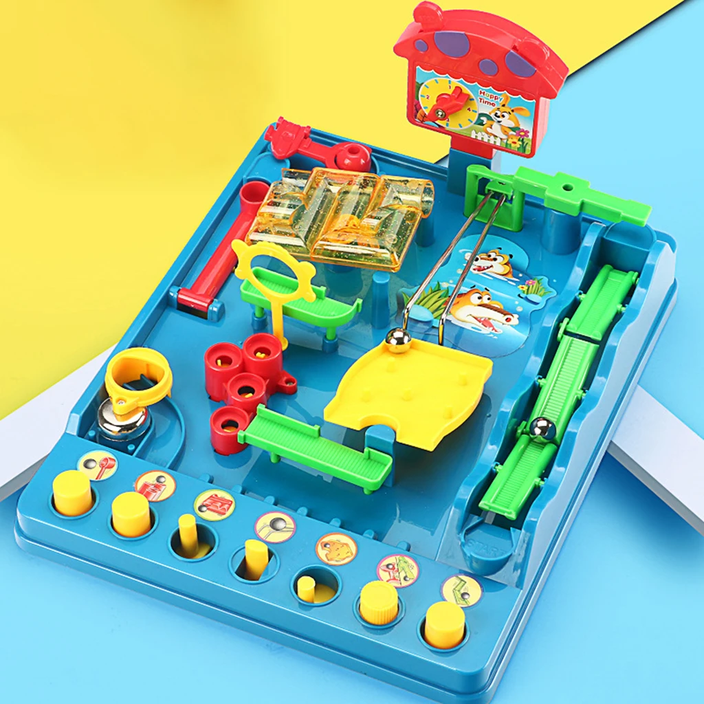 Leading Maze Puzzle Interactive Maze Beads Maze Board Game Educational Puzzle Table Games Fun Maze Toys Tabletop Game