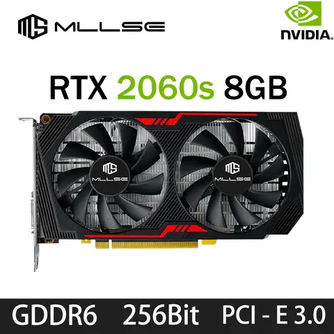 MLLSE RTX 2060 Super 8GB Placa De Video Gaming Graphics Card GDDR6 256Bit 8Pin PCI Express 3.0x16 rtx 2060 super 8gb game
