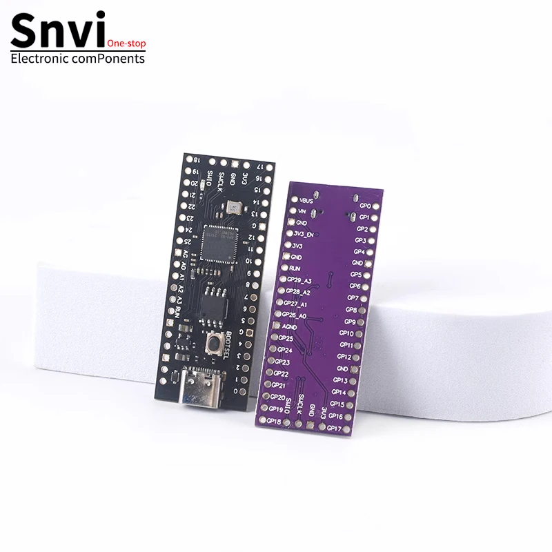 SNVI Raspberry Pi Pico Board RP2040 Dual-Core 264KB ARM Low-Power Microcomputers High-Performance Cortex-M0+ Processor
